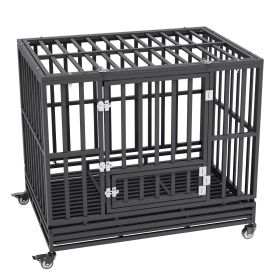 VEVOR 42 Inch Heavy Duty Dog Crate, Indestructible Dog Crate VEVOR 42 Inch Heavy Duty Dog Crate, Indestructible Dog Crate